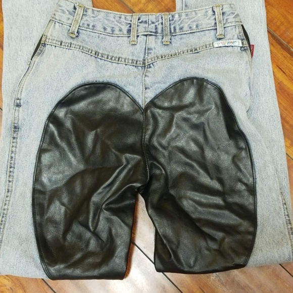 VINTAGE JEANS WTH A HEART SHAPE ON THE BACKSIDE - Picture 7 of 16